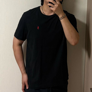정품 폴로 랄프로렌 블랙 반팔 티셔츠
