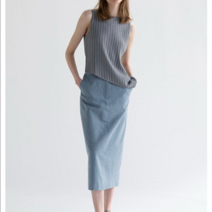 moondal 문달 스트링 스커트 빈티지블루