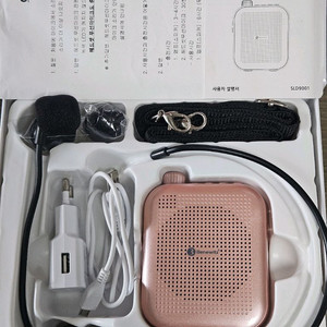 (강사용 교사용)로즈골드 UHF 베네위츠 무선 마이크