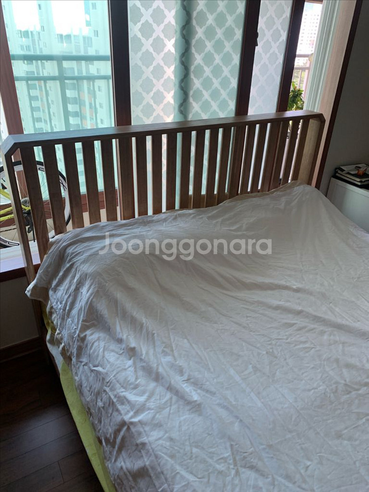 엔투X 레인 짜맞춤 원목 평상형 침대 프레임--2