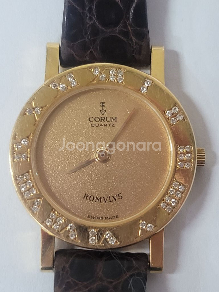 시계 여성 금통 CORUM ROMVLVS 쿼츠 18K--0
