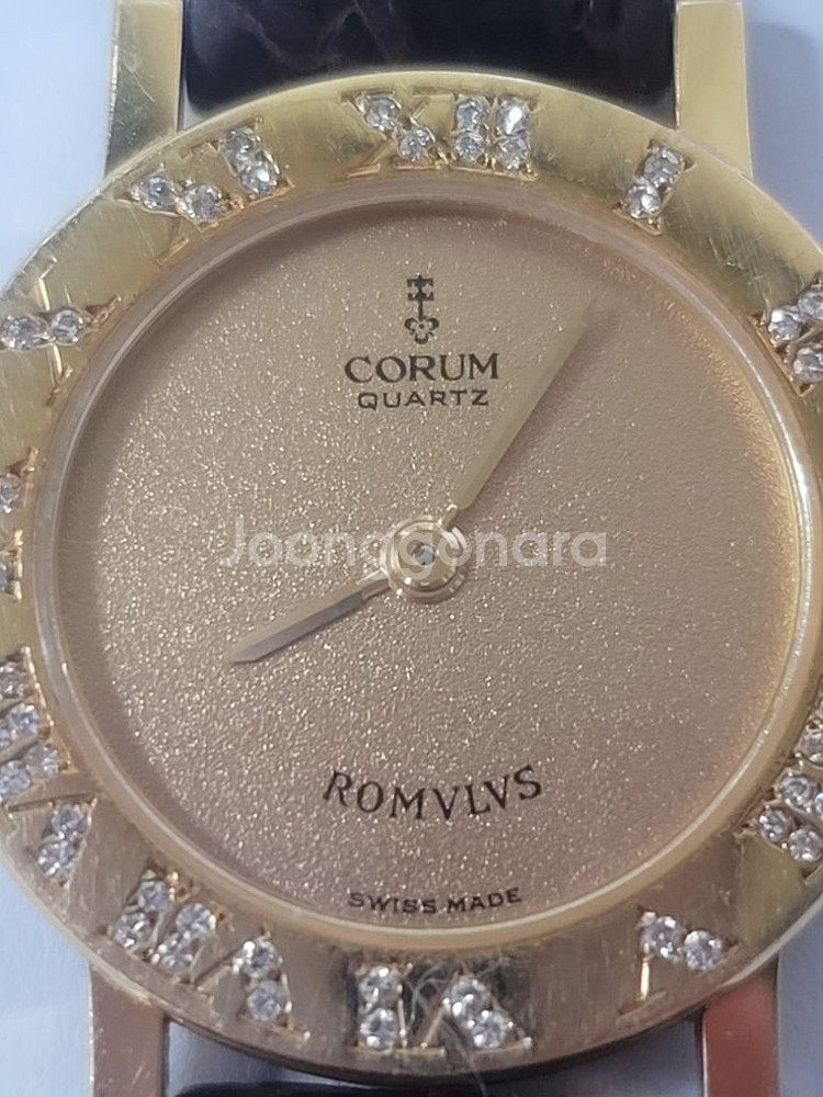 시계 여성 금통 CORUM ROMVLVS 쿼츠 18K--8