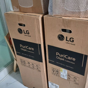 미개봉 LG 오브제컬렉션 알파 2단 공기청정기입니다