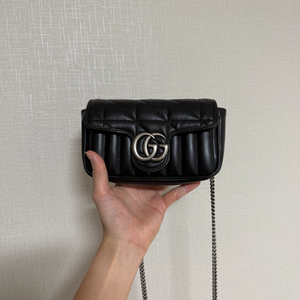 gucci 구찌 마몬트 슈퍼미니백 블랙