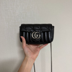 gucci 구찌 마몬트 슈퍼미니백 블랙