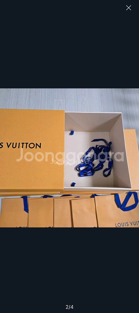 정품) 명품 루이비통 신발박스5개+쇼핑백 5개 팝니다--1
