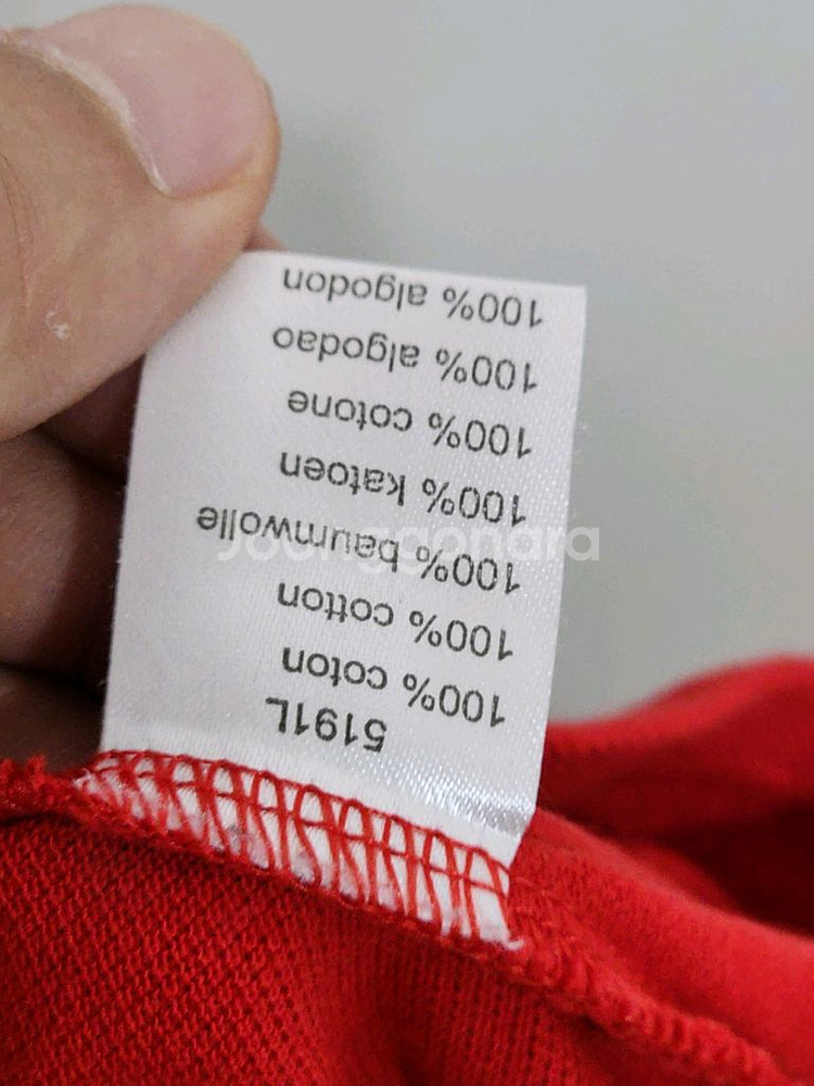 (S) 라코스테 반팔 원피스 빨강 PK 카라넥 해외판--4