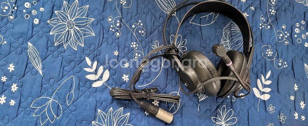 AKG HSD200 방송용 헤드셋 + 마이크--0