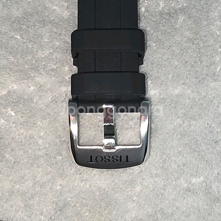 티쏘 씨스타 36mm 블랙 러버밴드 18mm--2