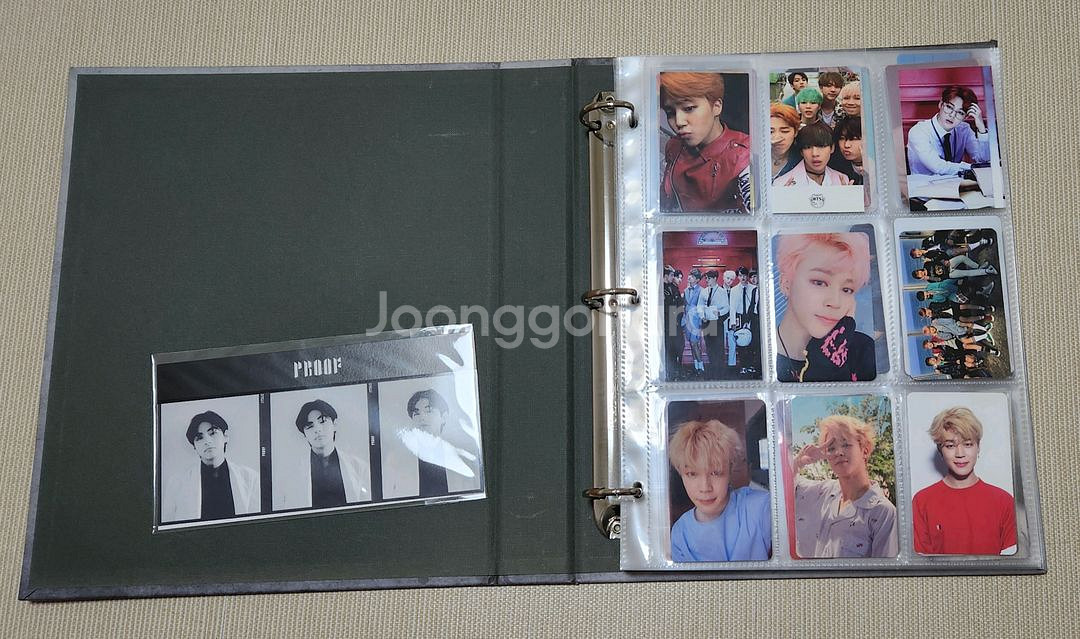 일괄) 방탄 앨범 지민 포카 준드볼 태형 정국 석진--3