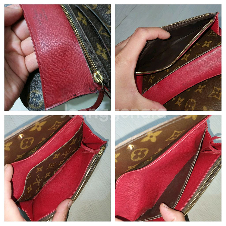 정품 루이비통 여성 장지갑--7