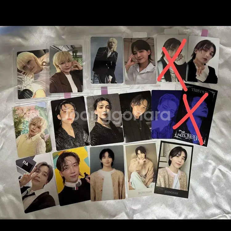 세븐틴 정한 소비기한 디스맨 등 포카 모음 양도--0