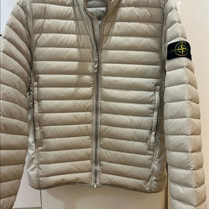 스톤아일랜드 아이보리경량패딩 xl (새상품급)