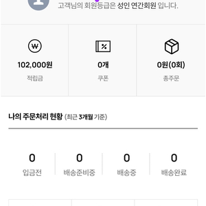 엘지 LG 어패럴 포인트 102000원