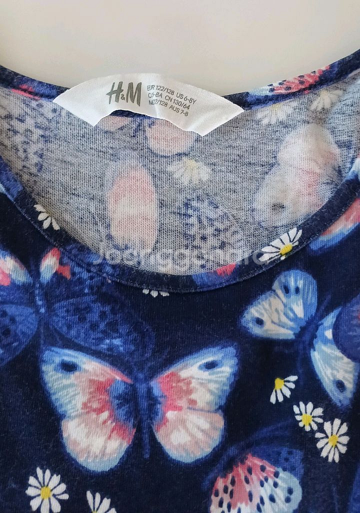 [세탁완료] H&M 여아 민소매 면 원피스 2벌--2