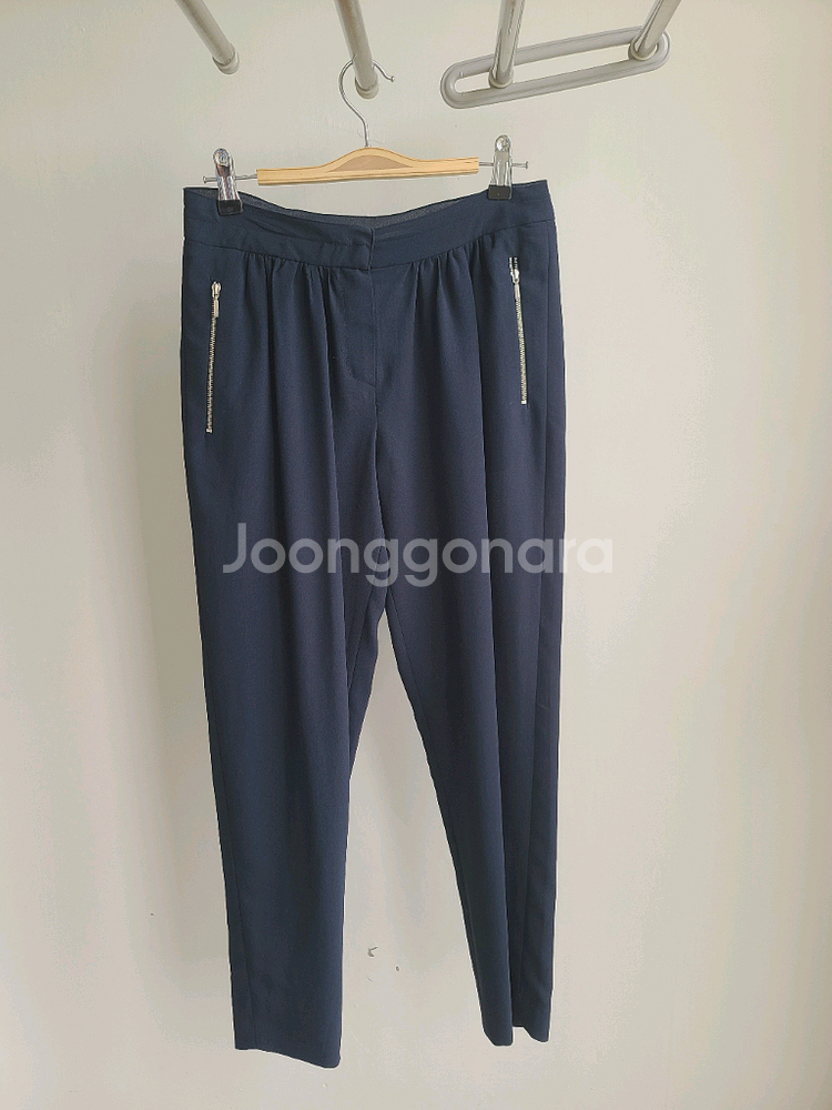 여성 여름 바지 시원한 팬츠 네이비 55--0