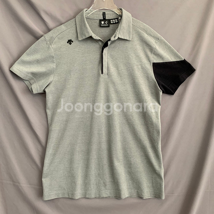 105 XL 데상트 골프 기능성 PK 폴로 반팔 카라티--0