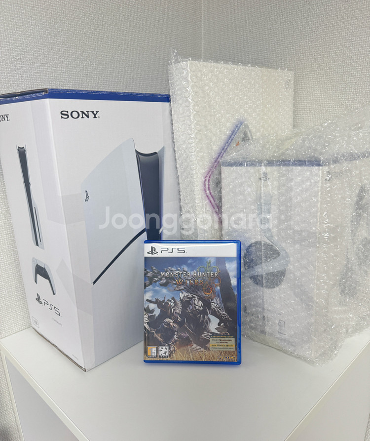 PS5 Slim+무선헤드셋(몬헌CD+스텐드 쿨러)--0