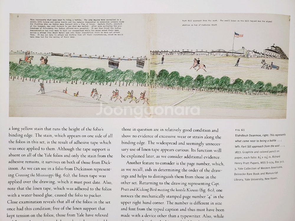 전쟁속 인디언의 아름다운 스케치북. 일러스트.미술.아트--5