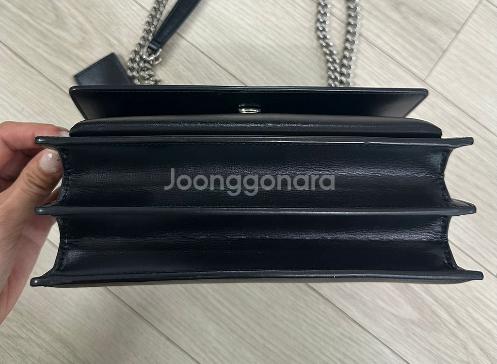 생로랑 선셋백 은장 미듐--5