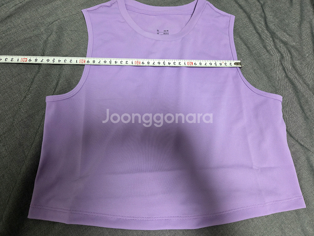 고어웨어 여성 크롭 러닝 싱글렛 xs--3