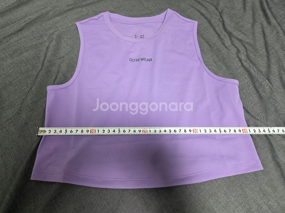 고어웨어 여성 크롭 러닝 싱글렛 xs--4