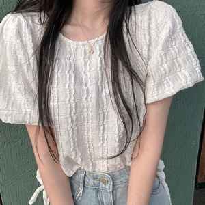 반팔 블라우스(아이보리)