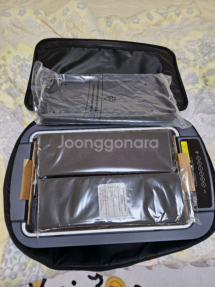 홈쇼핑 정품 안방그릴5불판2개+가방+필터11개풀세트--0