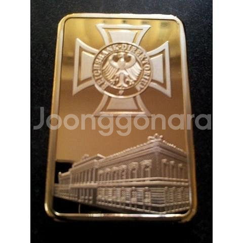 새 24K 독일 GP 1온스 골드바 수집 기념 황금--6