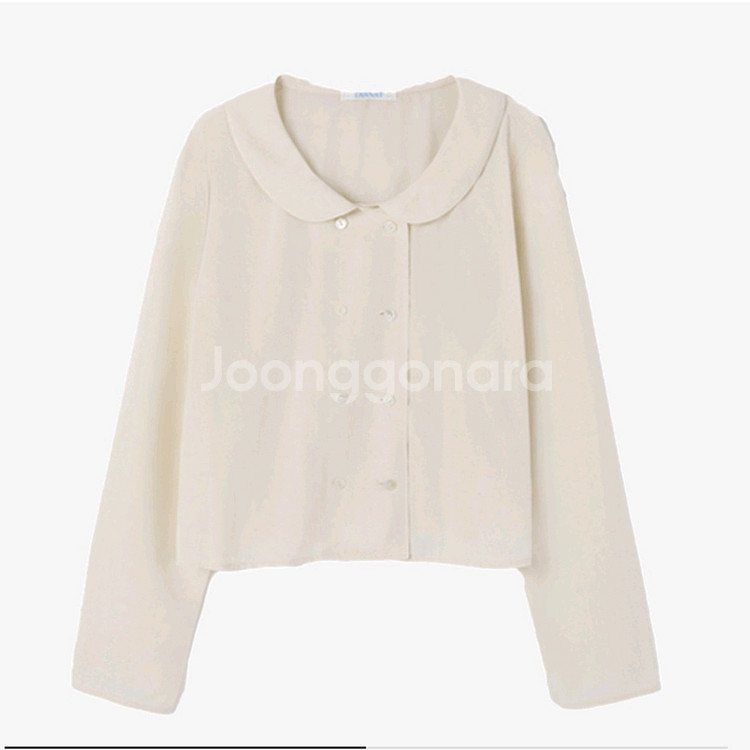 타낫 로지 카라 블라우스 베이지--0