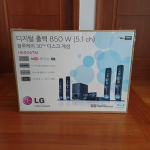 LG 블루레이 홈시어터 HB806TM