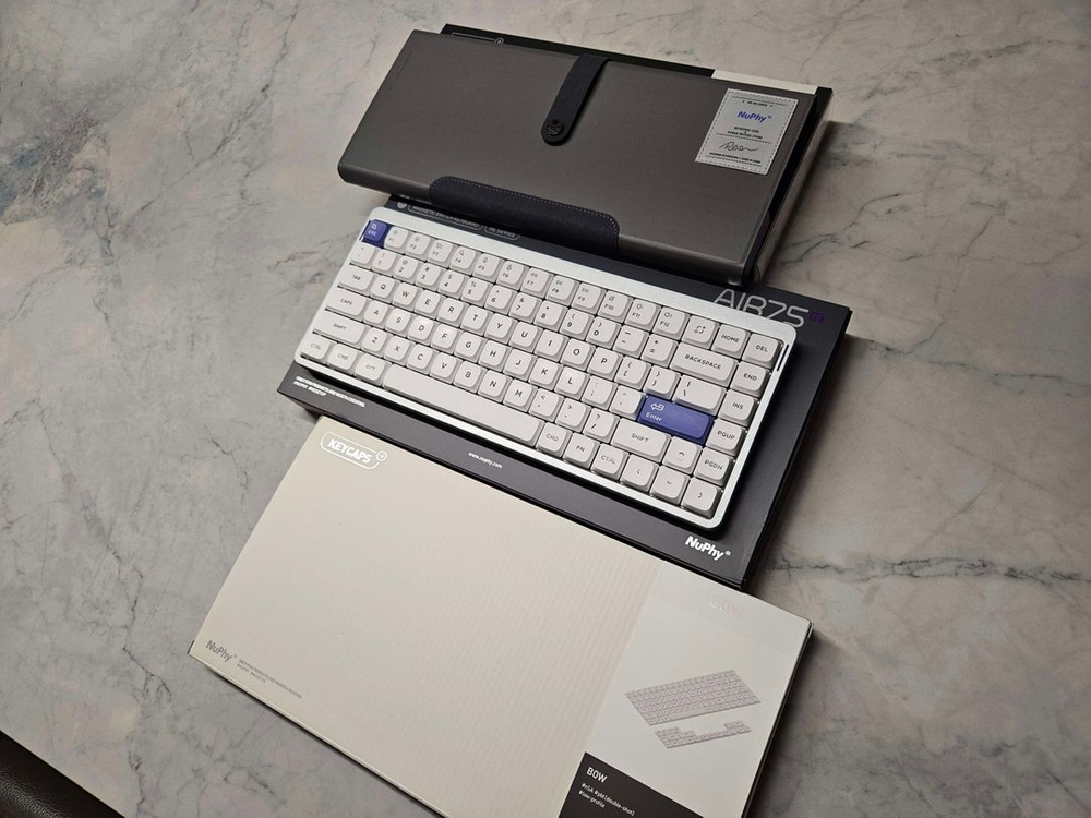 누피 Air 75 HE 제이드프로(키캡, 케이스) 택포--1