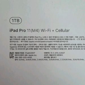 아이패드프로 m4 1TB. 애케플. 펜슬브로