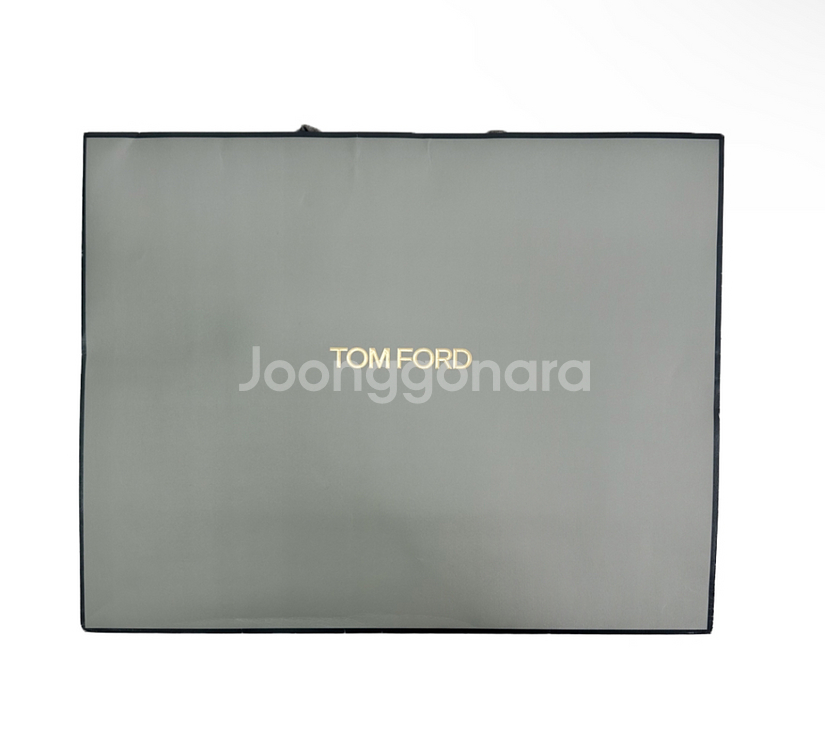 [46] TF 톰포드 남성 울 니트 하이넥 집업 패널 패딩 자켓 그레이--9