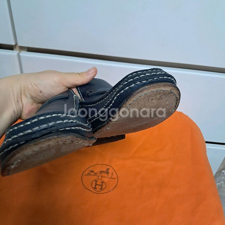 아테스토니 로퍼 구두 드라이빙슈즈 7.5(약265)--6