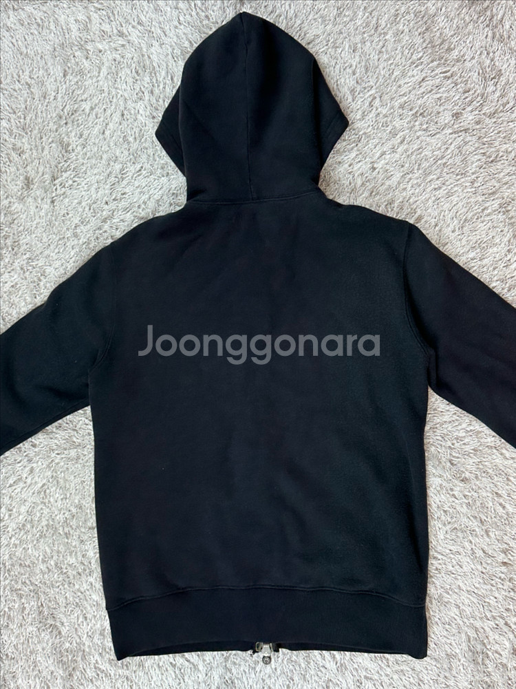 [M] 정품 구형 크롬하츠 레더패치 투 웨이 후드집업--2