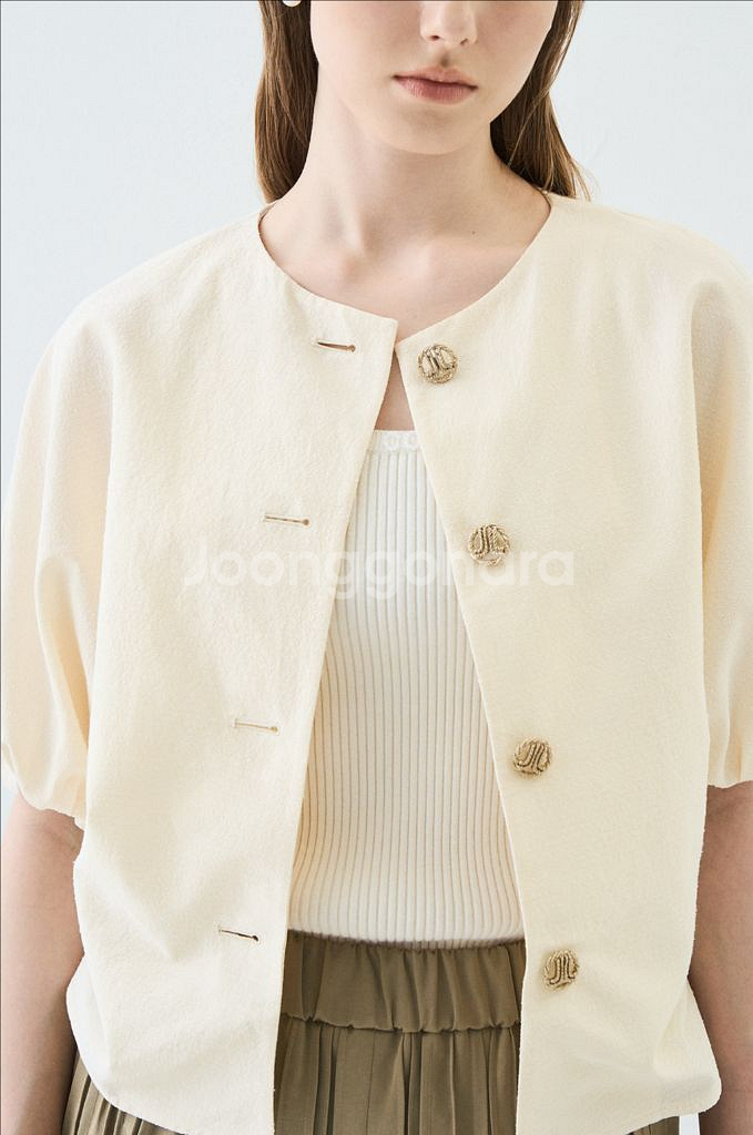 2024년LANVIN 실크 블렌드 자켓 82총장50--4