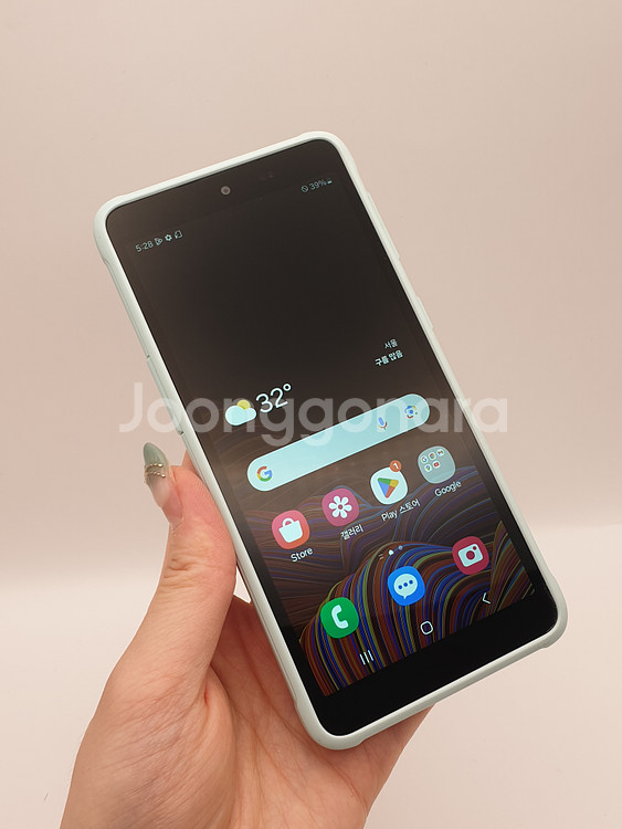 자급제 갤럭시X커버5 (G525N) 민트 64G 판매--0