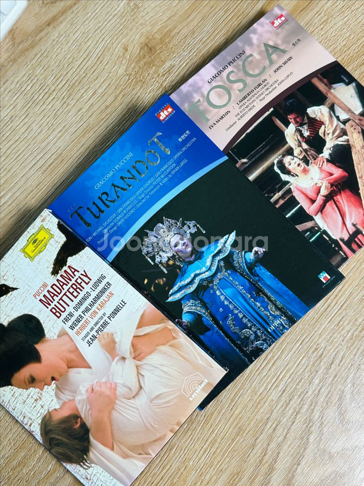 푸치니 오페라 DVD 3종 세트--0