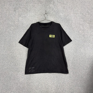 엔비에이 스펠 프린팅 로고 블랙 반팔 티 XXL