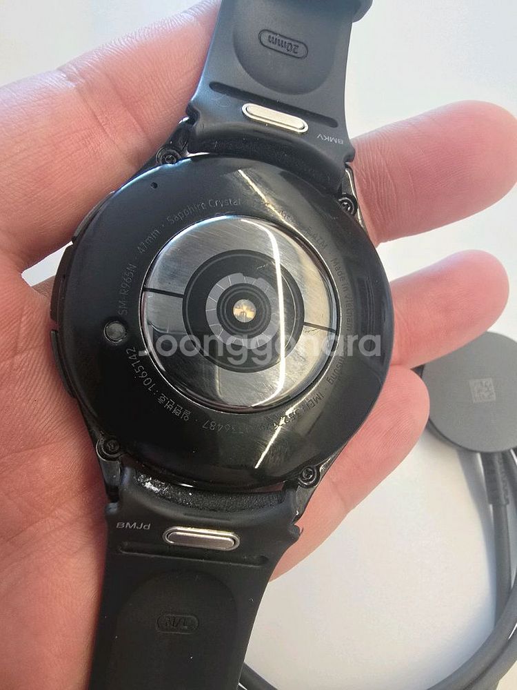 갤럭시워치6 클래식 47mm 블랙 LTE 정상해지--4