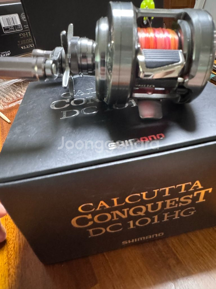 시마노 콘퀘스트 DC 101HG 은콩 좌핸--2