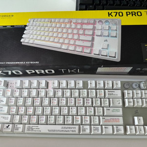 k70 max tkl 래피드트리거 화이트 mgx 키보드