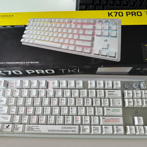 k70 max tkl 래피드트리거 화이트 mgx 키보드