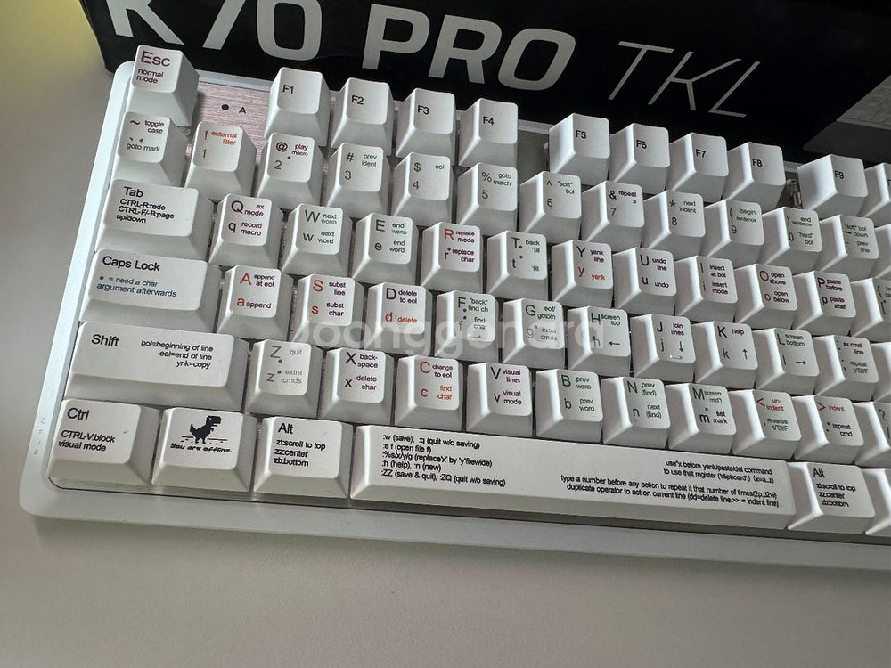 k70 max tkl 래피드트리거 화이트 mgx 키보드--2