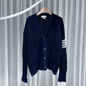 5 / 톰브라운 셰틀랜드 사선완장 가디건