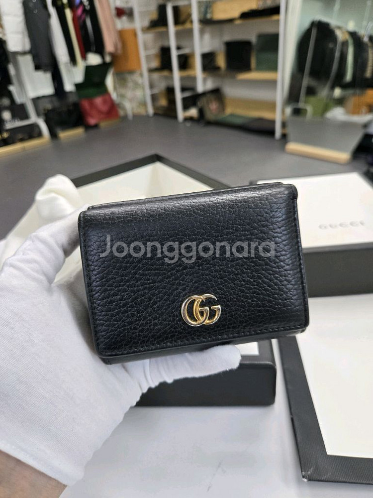 [A급컨디션]구찌 gg 마몽 삼단지갑--0