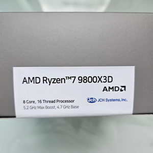 AMD CPU 라이젠 9800X3D 미개봉 팝니다