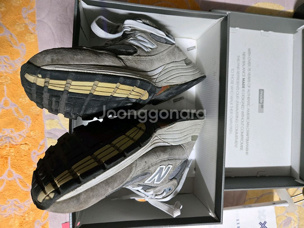 뉴발란스 992 그레이 285 10.5D 275 280--8