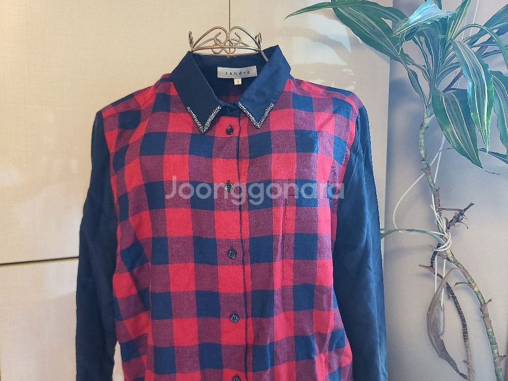 산드로(sandro) 카라티 셔츠 1 size--0